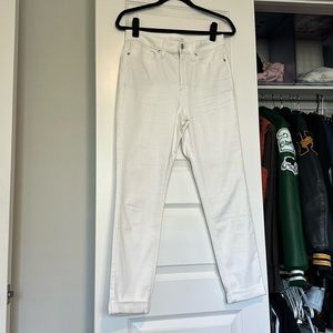 Lauren Conrad Cream Skinny Jeans High Rise Size 8